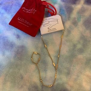 Jules Smith bracelet with connected ring